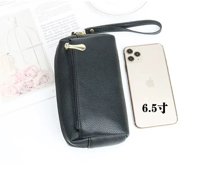Blue Women's Cosmetic Phone Purse with Strap — feature 18