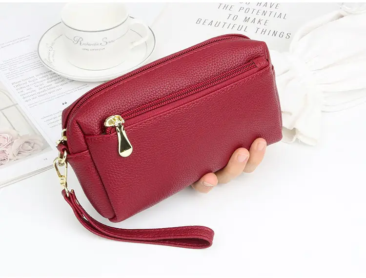 Blue Women's Cosmetic Phone Purse with Strap — feature 20