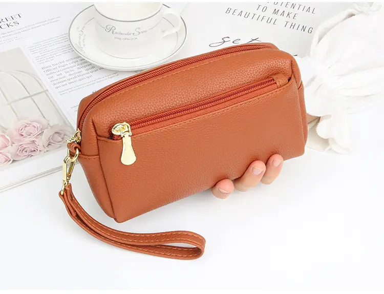 Blue Women's Cosmetic Phone Purse with Strap — feature 22