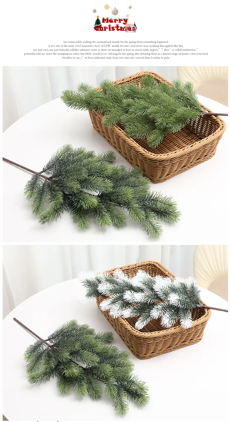 Christmas Pine Branches Pe Branches Decorations Wholesale — feature 7