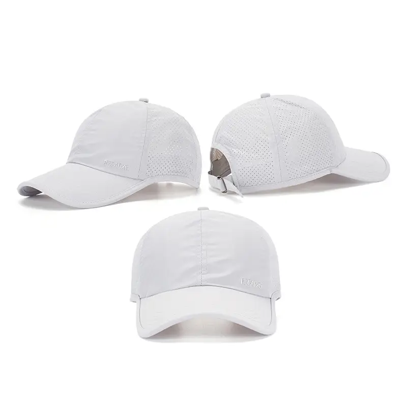 Men's White Breathable Baseball Cap Summer - Image 4