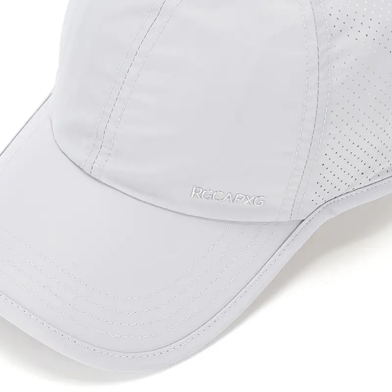 Men's White Breathable Baseball Cap Summer - Image 5