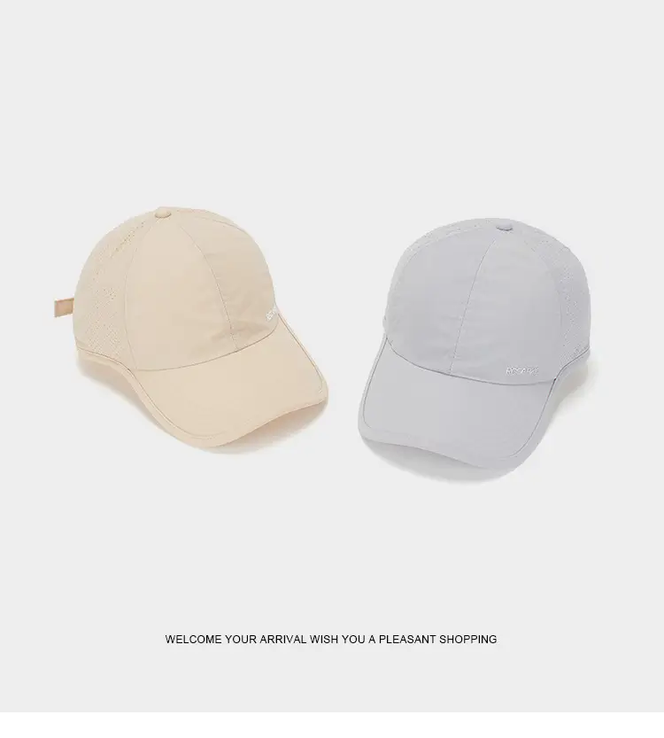 Men's White Breathable Baseball Cap Summer — feature 14