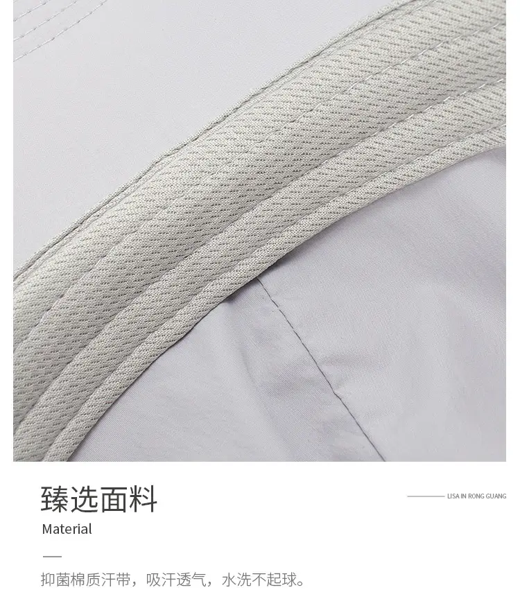 Men's White Breathable Baseball Cap Summer — feature 9