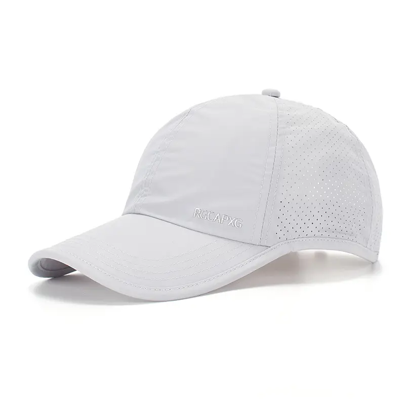Men's White Breathable Baseball Cap Summer - Image 2