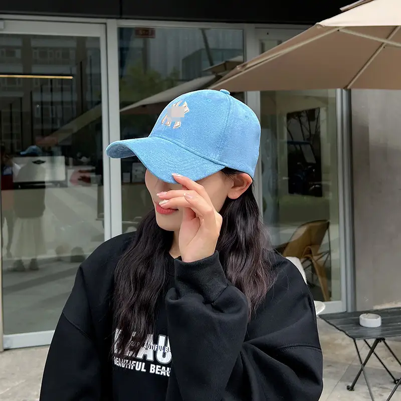 Korean Letter Embroidered Baseball Cap for Women - Image 8