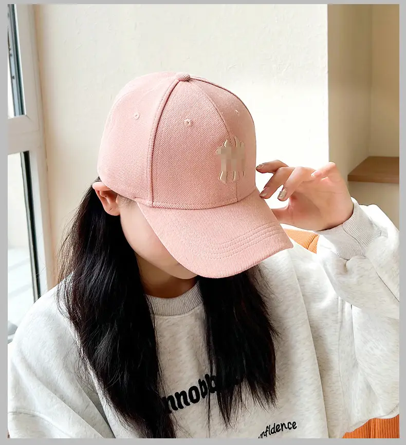 Korean Letter Embroidered Baseball Cap for Women — feature 14