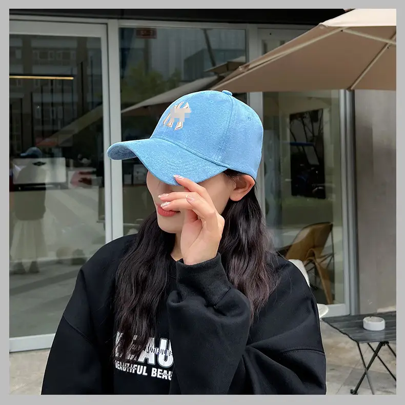 Korean Letter Embroidered Baseball Cap for Women — feature 20