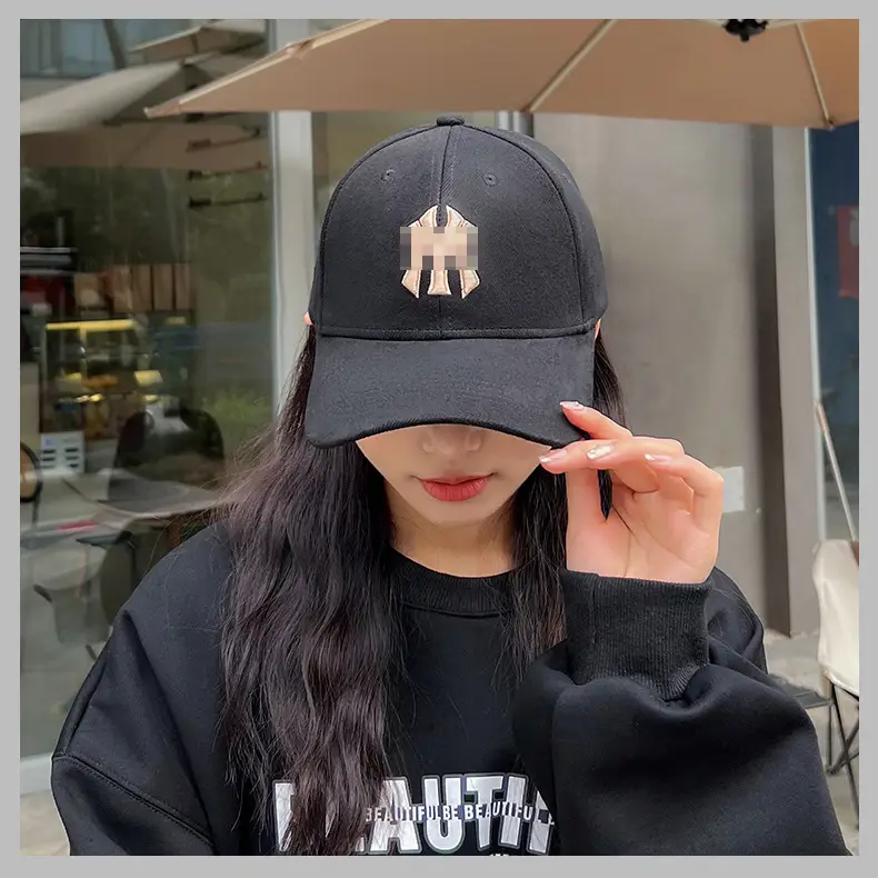 Korean Letter Embroidered Baseball Cap for Women — feature 24