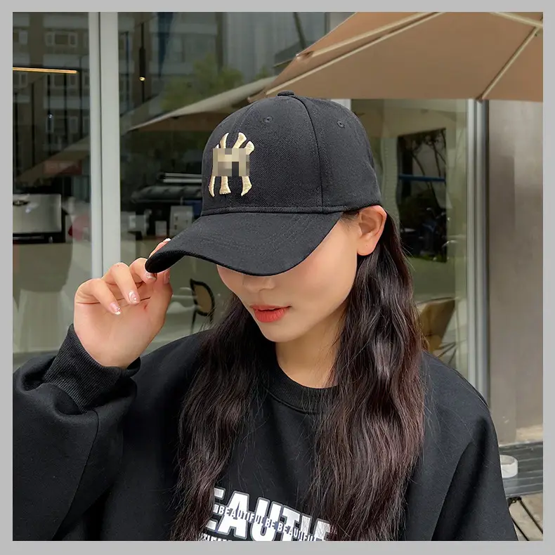 Korean Letter Embroidered Baseball Cap for Women — feature 25