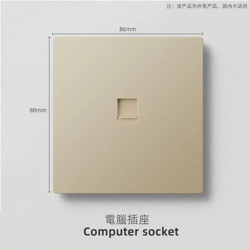 British standard gold switch socket an open 13A socket multi-function five-hole USB European French socket 2 5A switch