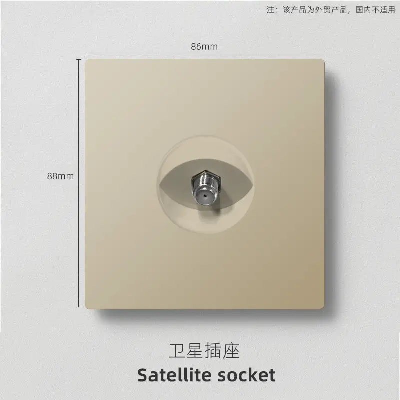 British standard gold switch socket an open 13A socket multi-function five-hole USB European French socket 2 5A switch