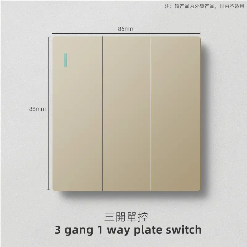 British standard gold switch socket an open 13A socket multi-function five-hole USB European French socket 2 5A switch