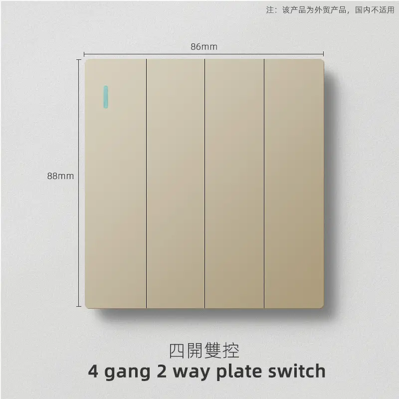British standard gold switch socket an open 13A socket multi-function five-hole USB European French socket 2 5A switch