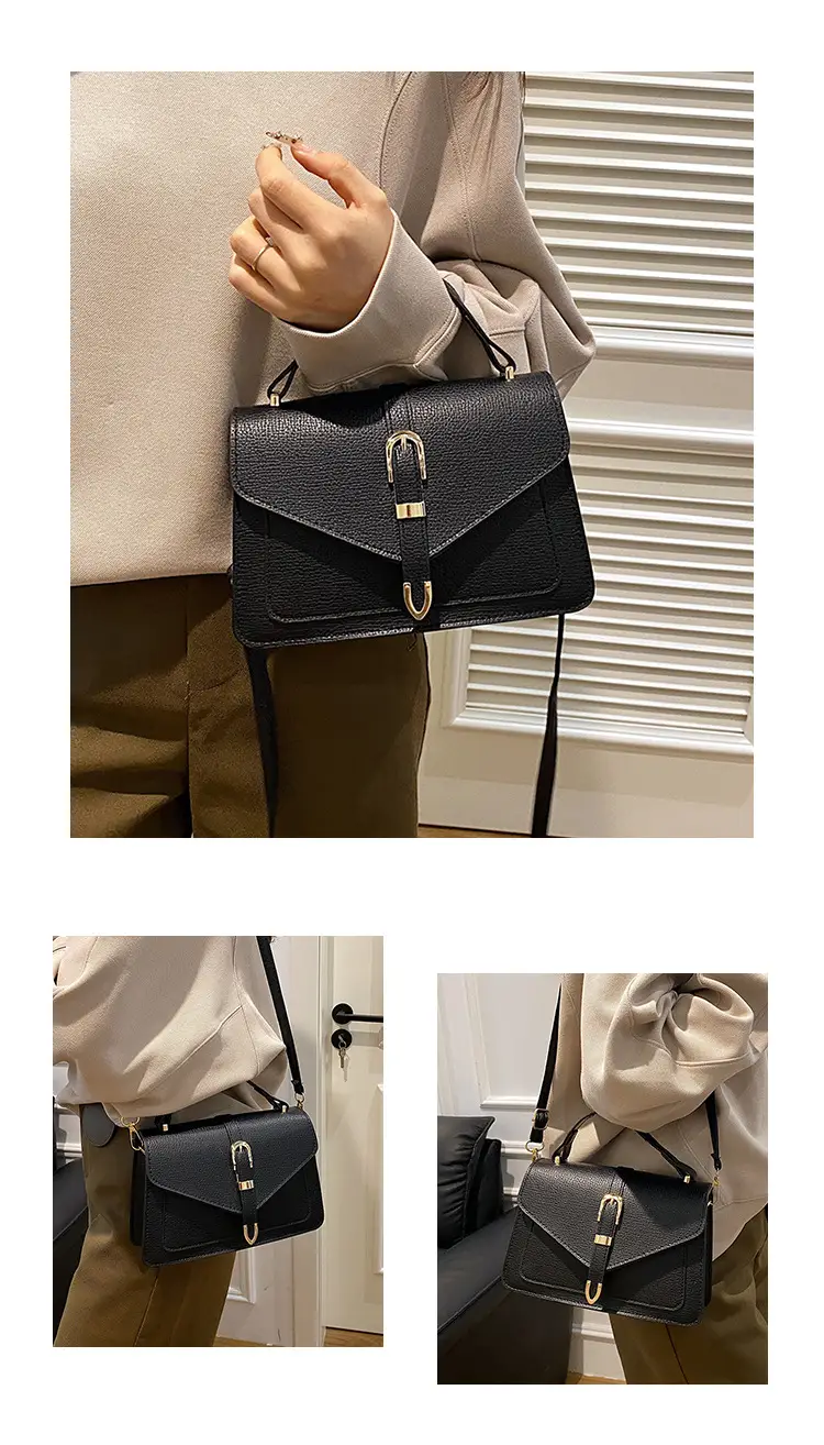 Vintage 2024 Women's Small Square Bag Belt Crossbody — feature 24