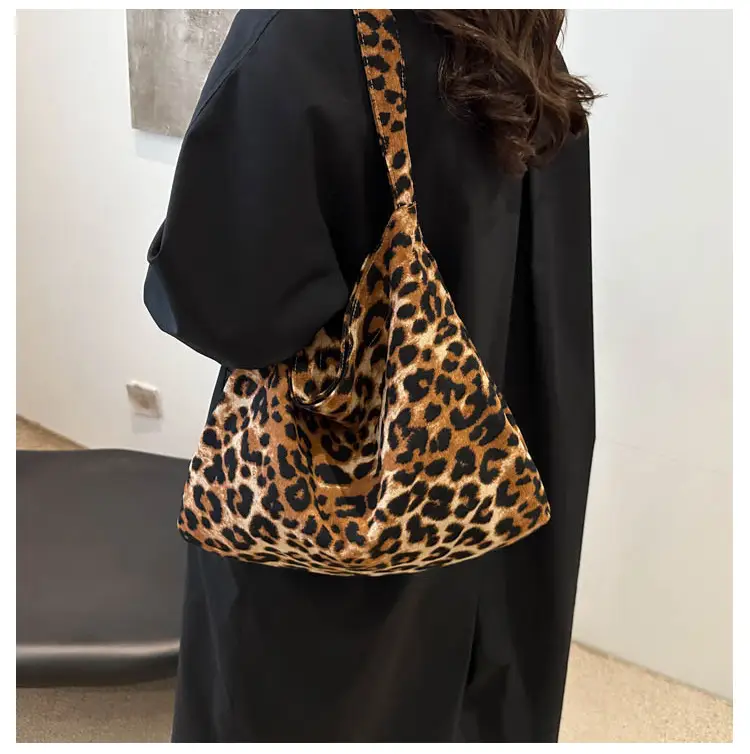 Leopard Print Large Shoulder Bag for Women — feature 11