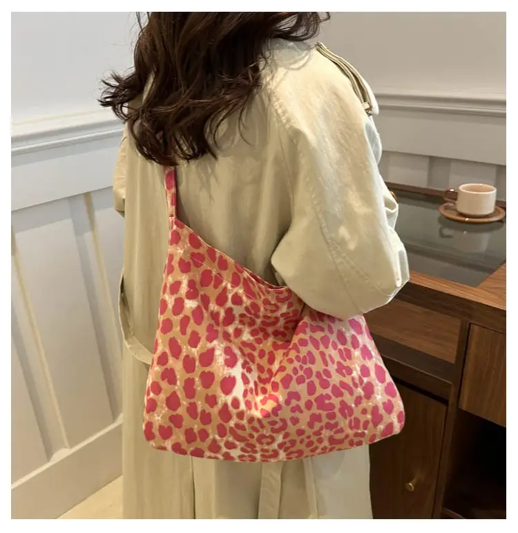 Leopard Print Large Shoulder Bag for Women — feature 13