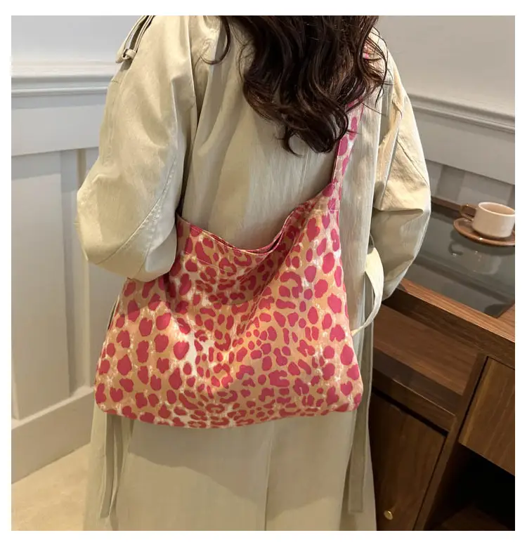 Leopard Print Large Shoulder Bag for Women — feature 14