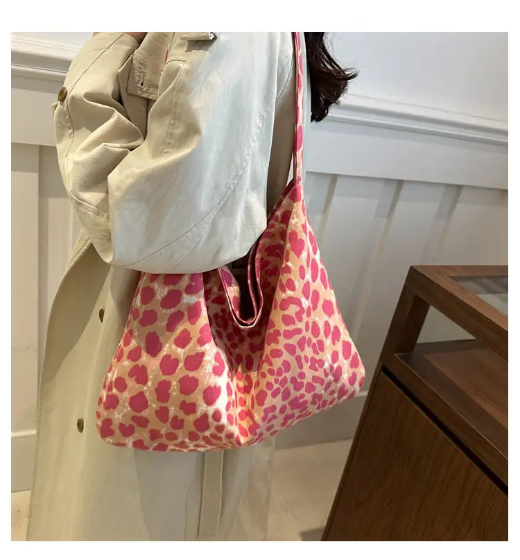 Leopard Print Large Shoulder Bag for Women — feature 15