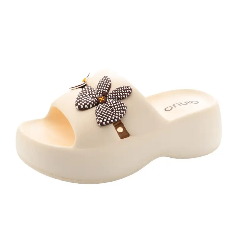 New Slippers Women's Non-slip EVA Height-raising Super Thick Bottom Home Fashion Super Soft Feeling Shit-on-Shit Wear Inside and Outside - Image 10