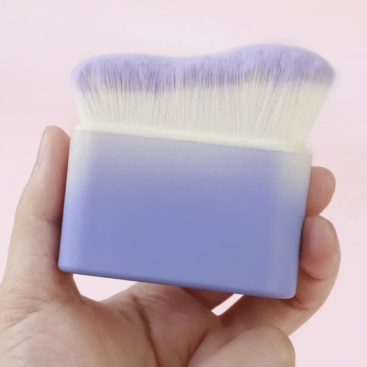 Pink Gradient Hair Brush for Makeup Foundation & BB Cream - Image 6