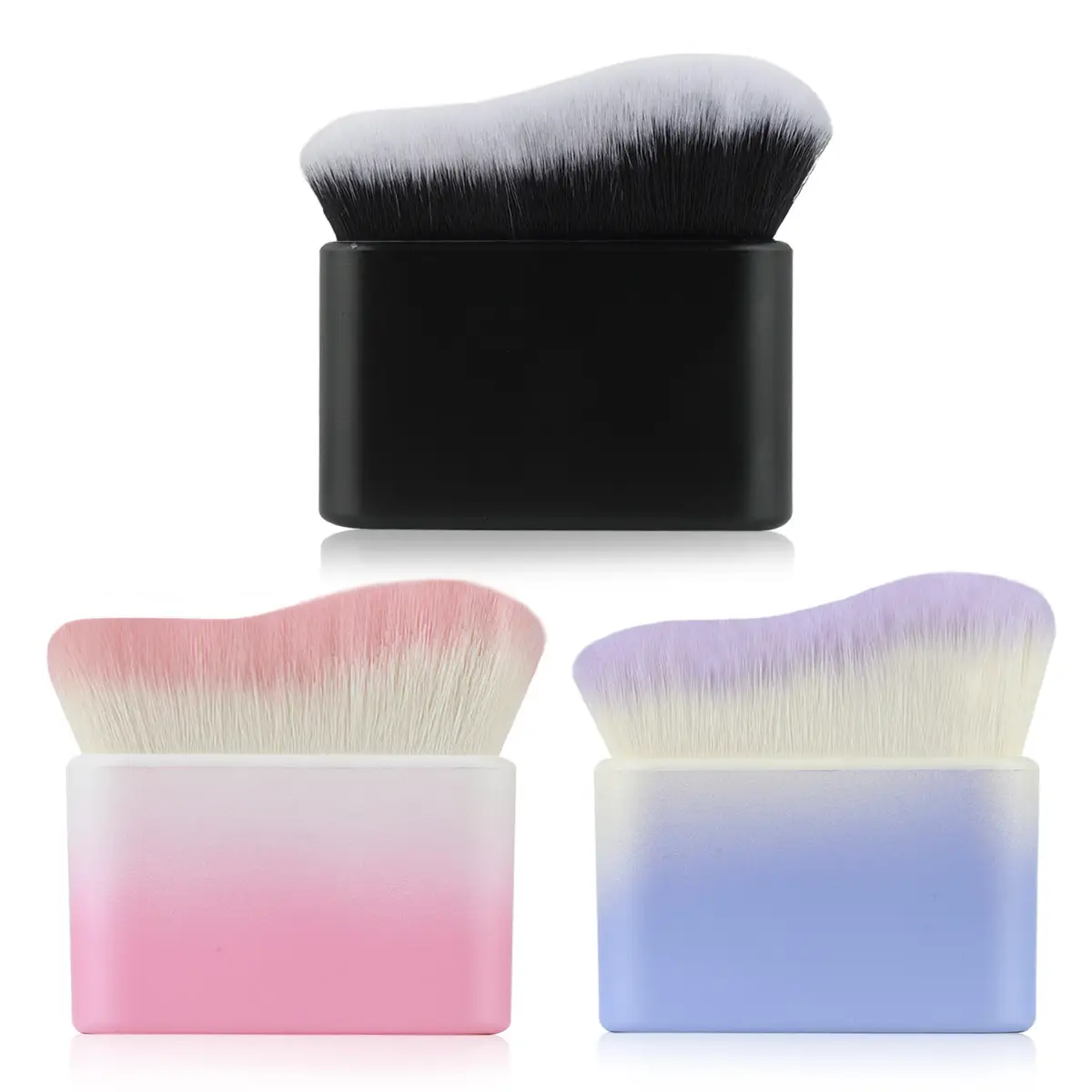Pink Gradient Hair Brush for Makeup Foundation & BB Cream β feature 2