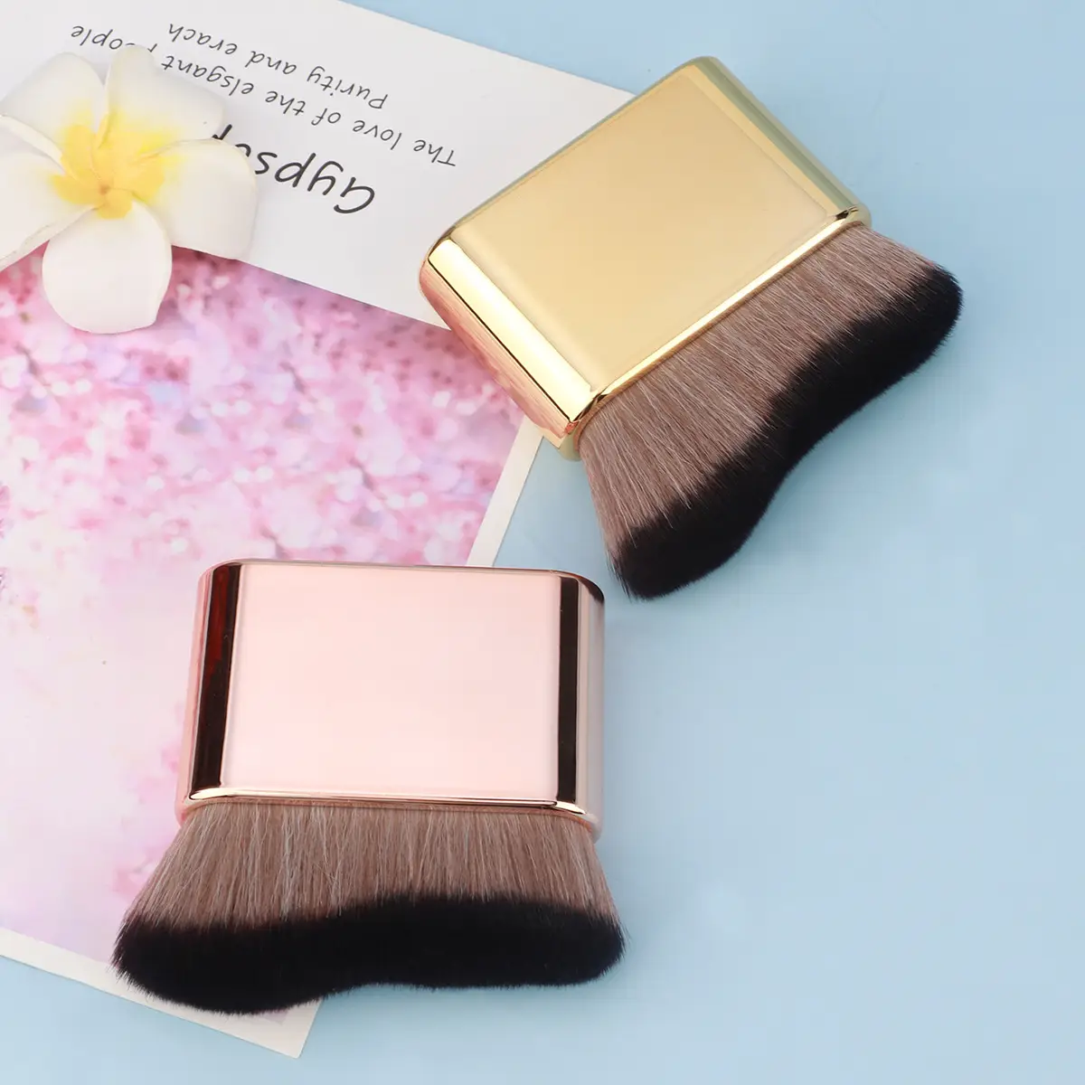 Pink Gradient Hair Brush for Makeup Foundation & BB Cream β feature 26