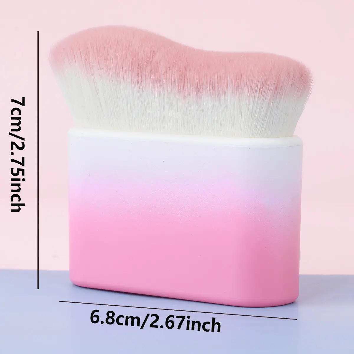 Pink Gradient Hair Brush for Makeup Foundation & BB Cream β feature 5