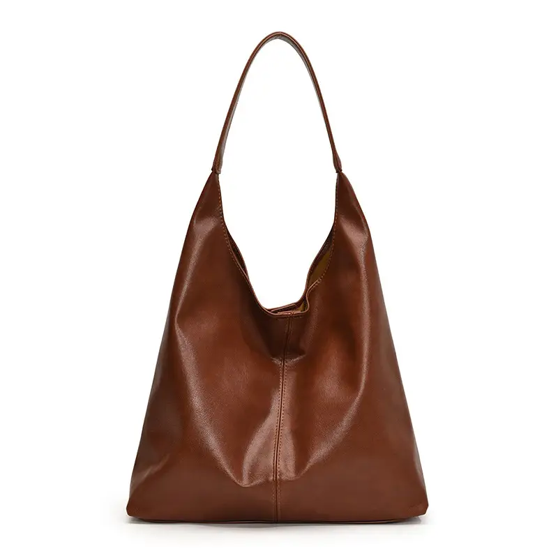 Large Capacity Leather Shoulder Bag for Women - Image 10