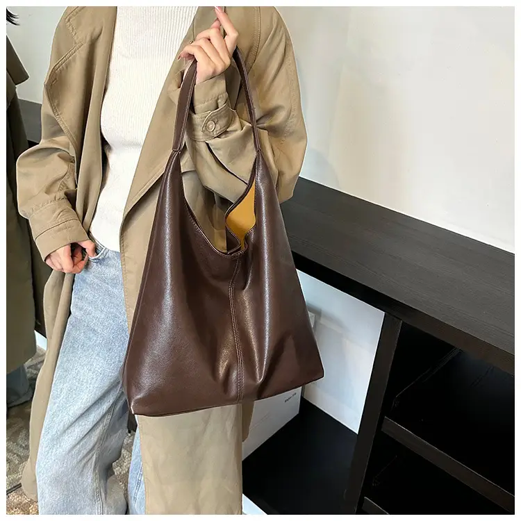 Large Capacity Leather Shoulder Bag for Women — feature 15