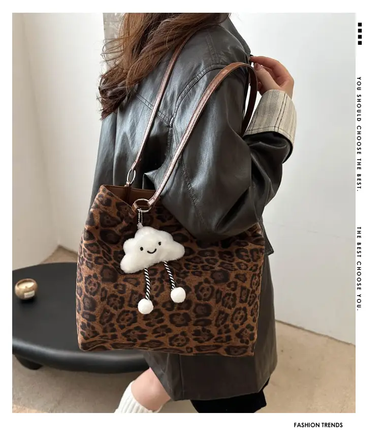Leopard Print Large Tote Bag for Women 2024 — feature 2
