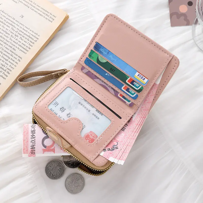 Cute Japanese Style Women's Pocket Belt Wallet with Buckle - Image 12