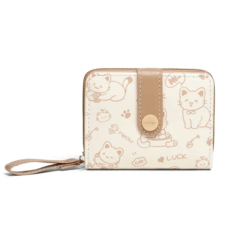 Cute Japanese Style Women's Pocket Belt Wallet with Buckle - Image 13