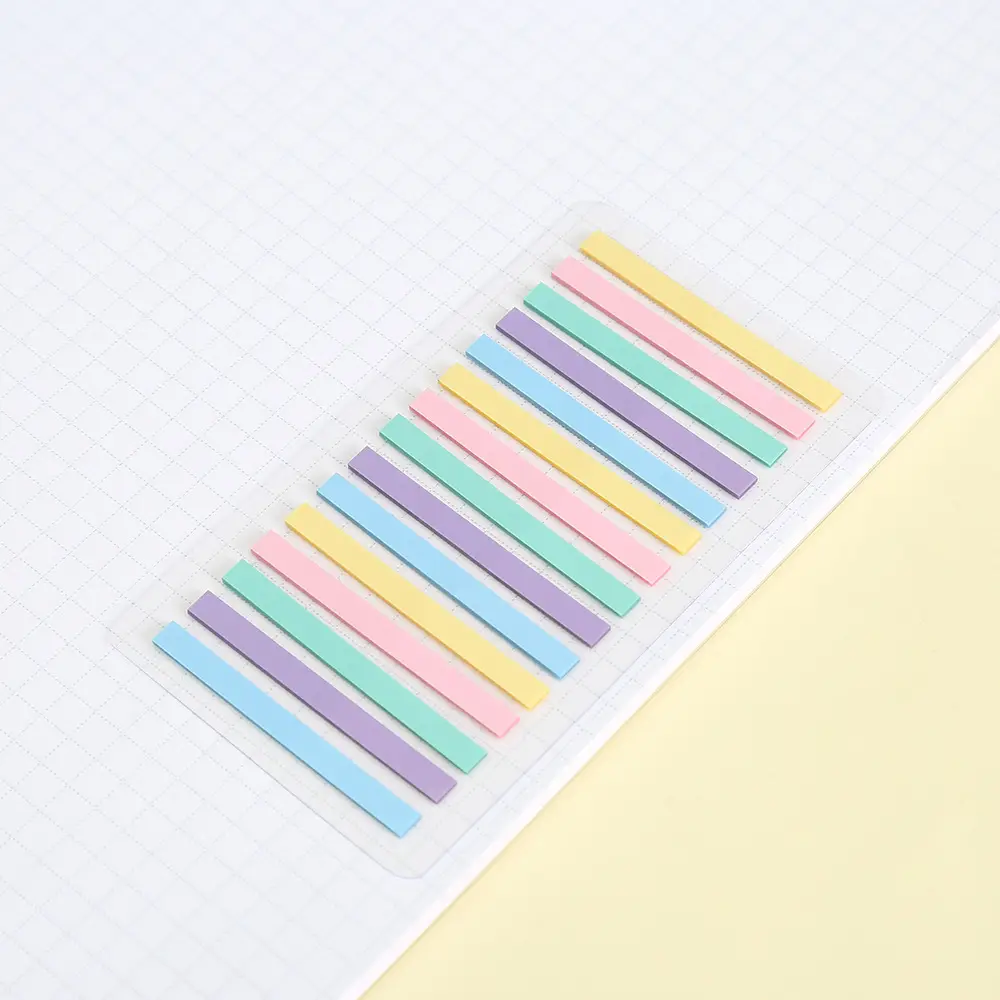 Color Fine Index Stickers Small Narrow Stickers Post-it Notes Reading Notes Reading Notes Label Stickers Wholesale