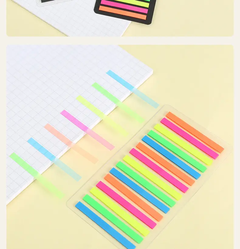 Color Fine Index Stickers Small Narrow Stickers Post-it Notes Reading Notes Reading Notes Label Stickers Wholesale — feature 18