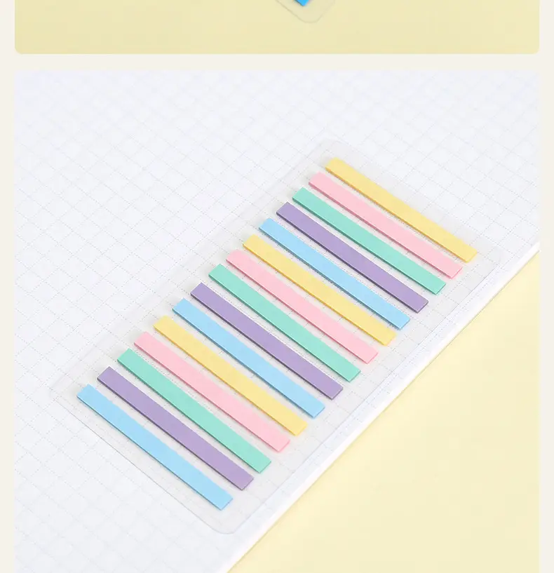 Color Fine Index Stickers Small Narrow Stickers Post-it Notes Reading Notes Reading Notes Label Stickers Wholesale — feature 19