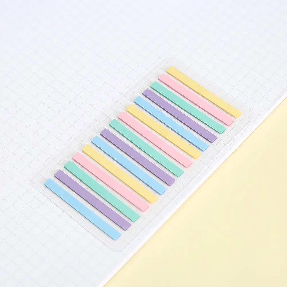 Color Fine Index Stickers Small Narrow Stickers Post-it Notes Reading Notes Reading Notes Label Stickers Wholesale