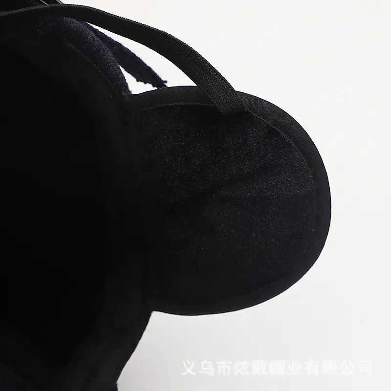 Winter Fleece Lined Men's Hat with Duck Tongue Design — feature 6
