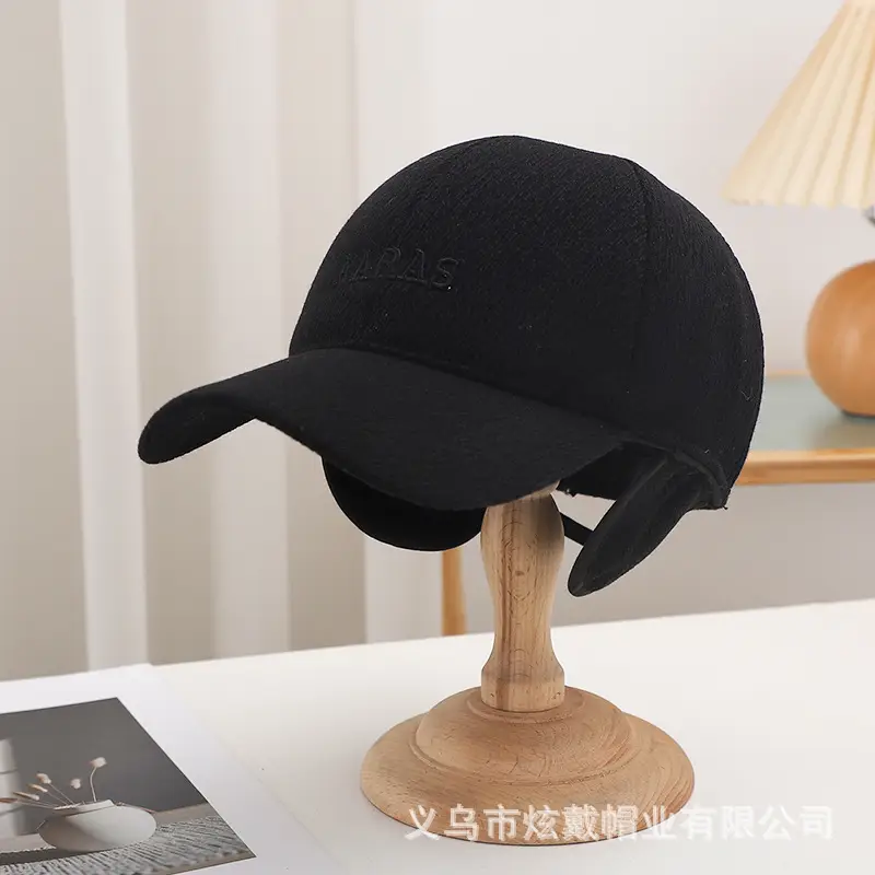 Winter Fleece Lined Men's Hat with Duck Tongue Design - Image 4