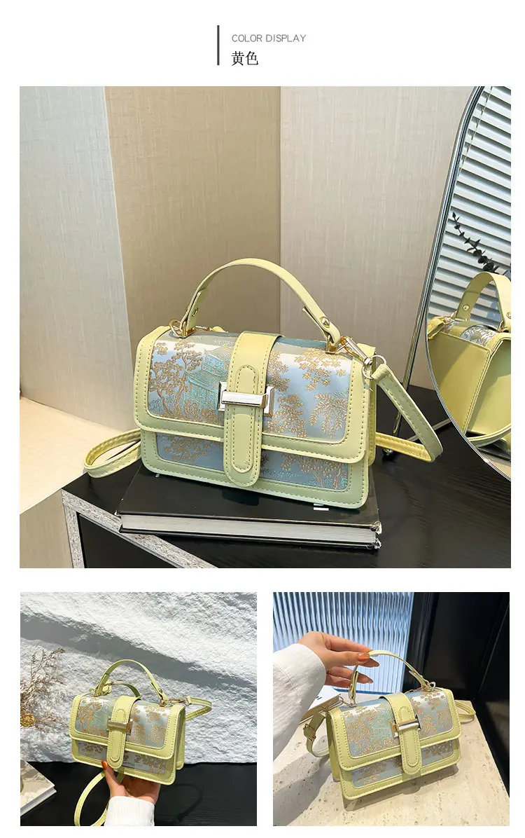 Light Luxury Square Shoulder Bag 2024 Korean Style — feature 14