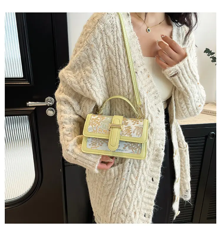 Light Luxury Square Shoulder Bag 2024 Korean Style — feature 24