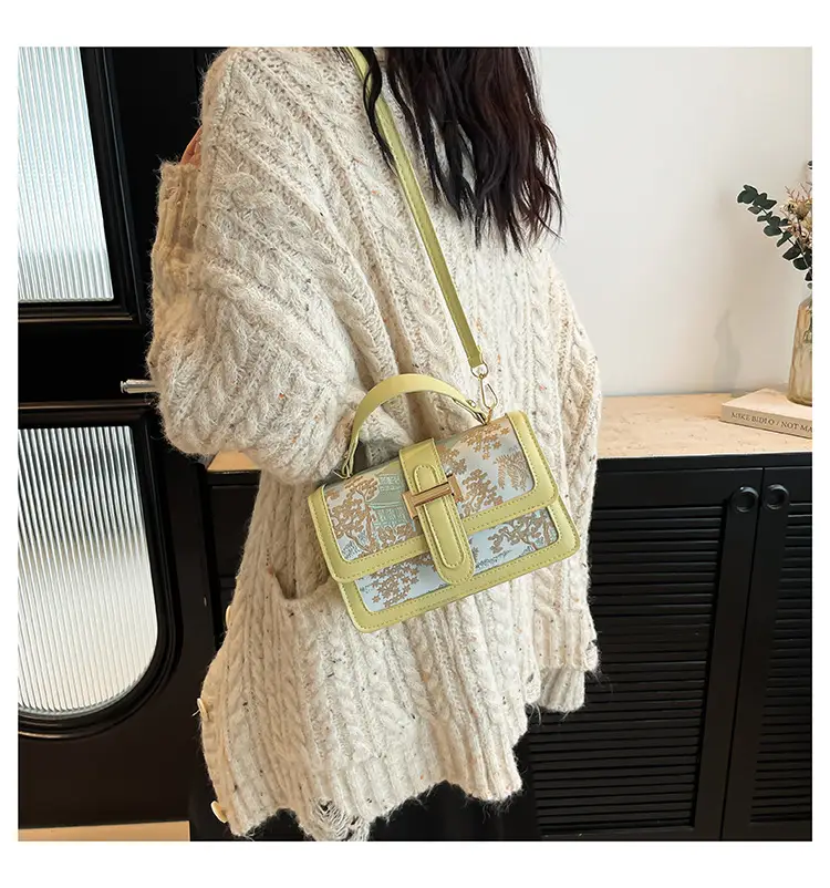 Light Luxury Square Shoulder Bag 2024 Korean Style — feature 25