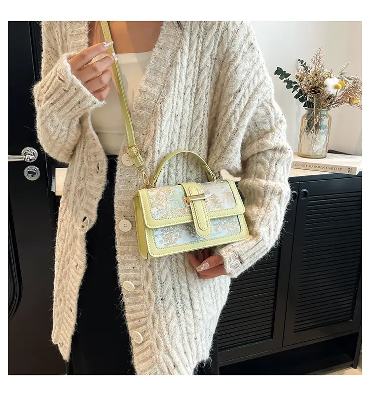 Light Luxury Square Shoulder Bag 2024 Korean Style — feature 26