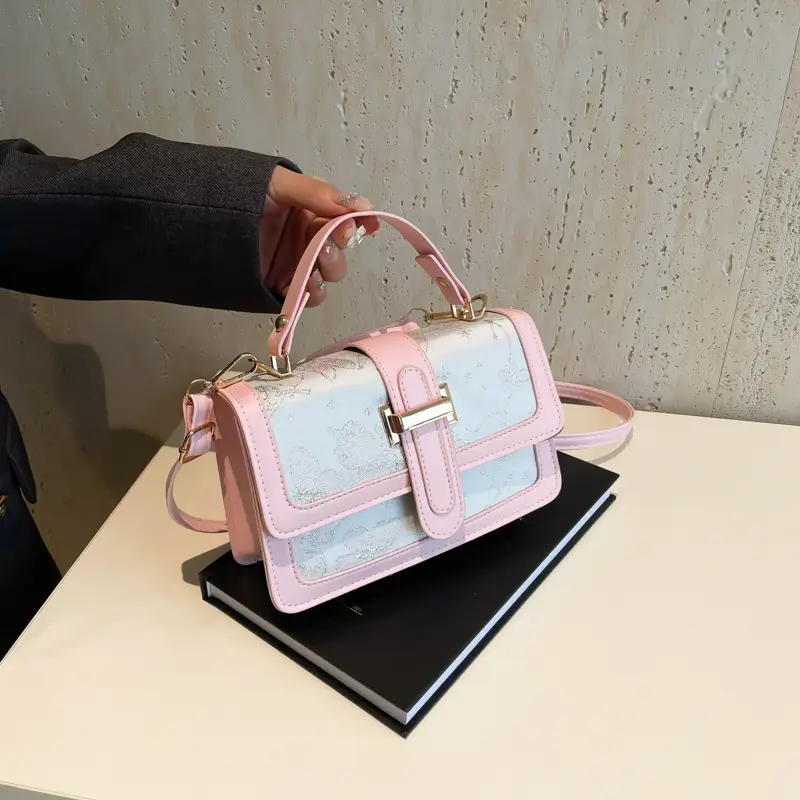 Light Luxury Square Shoulder Bag 2024 Korean Style - Image 4