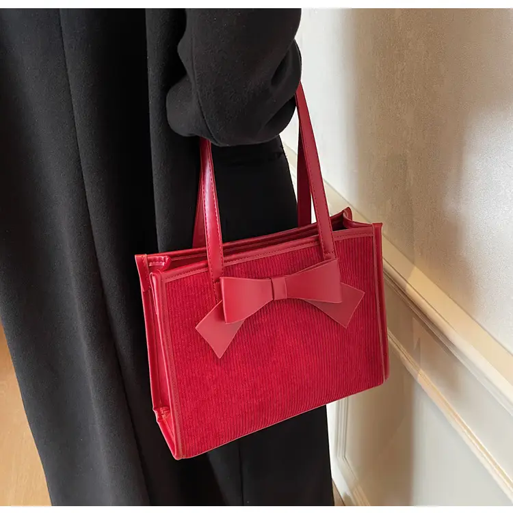 Red Bow Shoulder Bag for Women 2024 New — feature 12
