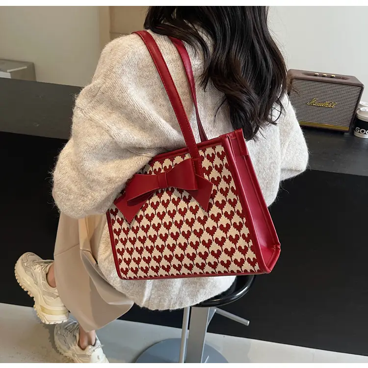 Red Bow Shoulder Bag for Women 2024 New — feature 14