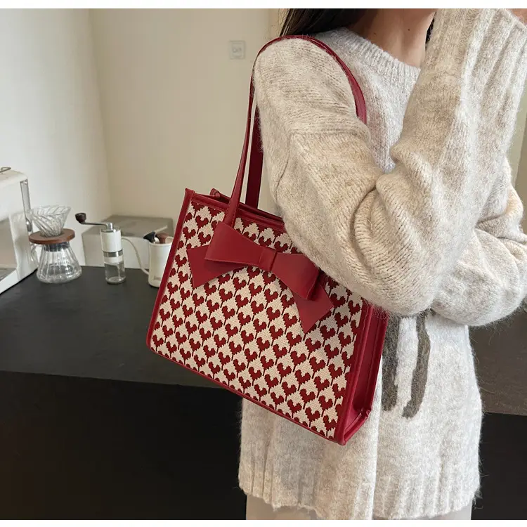 Red Bow Shoulder Bag for Women 2024 New — feature 15