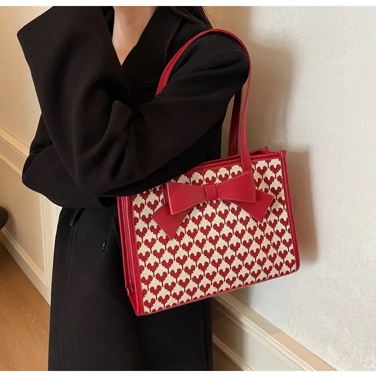 Red Bow Shoulder Bag for Women 2024 New — feature 16