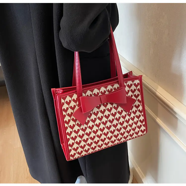 Red Bow Shoulder Bag for Women 2024 New — feature 17
