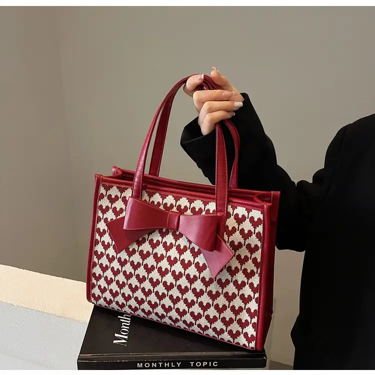 Red Bow Shoulder Bag for Women 2024 New — feature 18